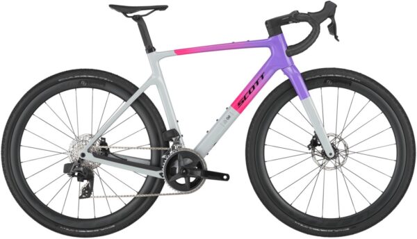 Scott Addict Gravel 20 narwal grey / fade purple